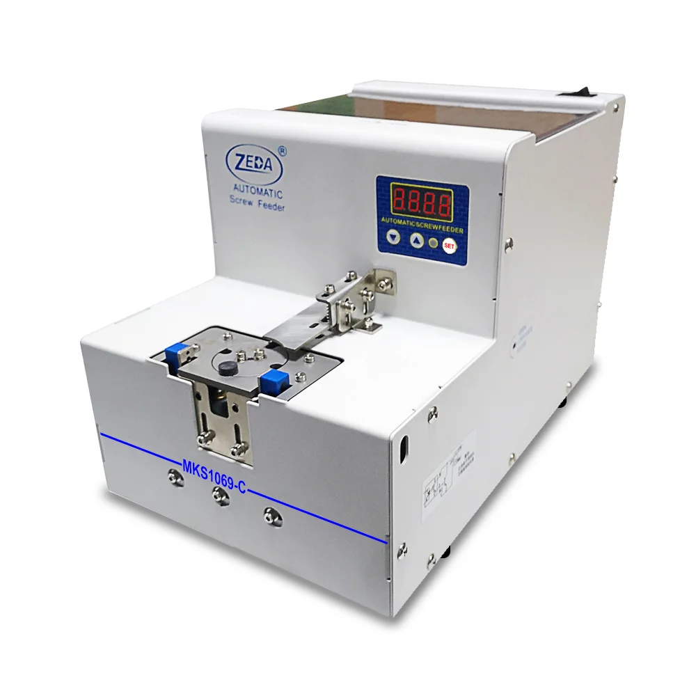 ZEDA MKS1069-C Suppoorts M2.0~M6.0 Adjustable Speed PLC Supports 450ml Container Smooth Screw Automatic Feeder