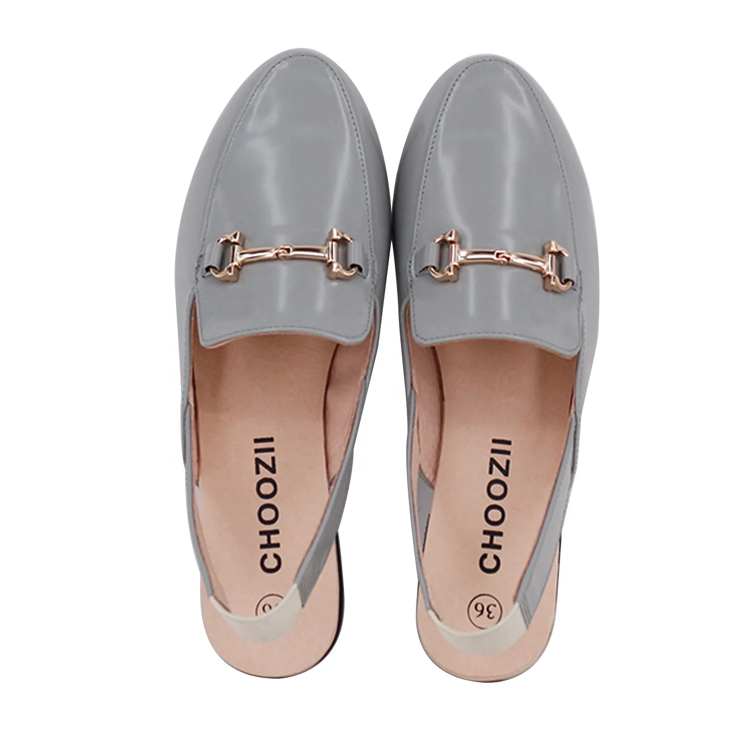 Choozii Оптовая Продажа Новый дизайн натуральная кожа Глянцевая верхняя летняя плоская резиновая подошва платье сандалии для детей