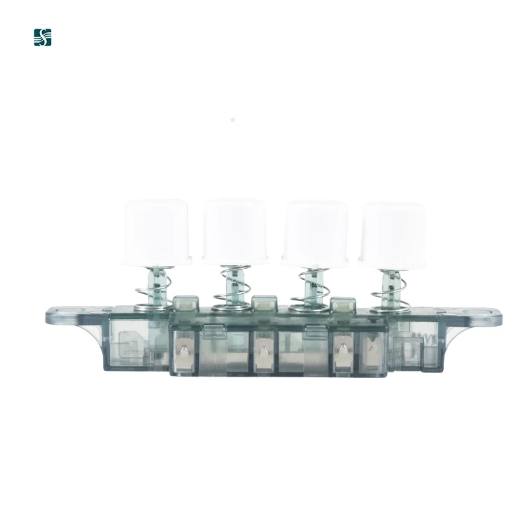 4 Position 3 Speed Switch Wholesale Durable Push Button Selector Keyboard Piano Switch for Fan