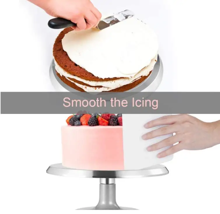 decorating cake tools metal cake turntable