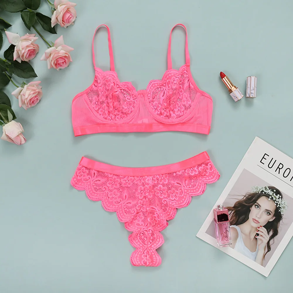 2021 New Spring Color Series Woman Sexy Lace Transparent Underwear ...