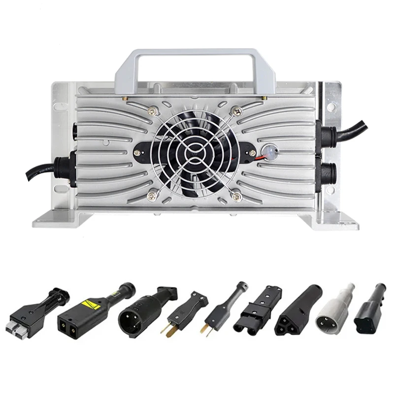 New 48V 20A Fast Electric Smart Battery Charger with Aluminum Case Car Charger