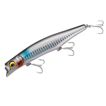 Cheery 12cm 21.7g Deep Diving Floating Hard Fishing Saltwater Abs Minnow Lures Topwater MINNOW for Sea Bass NO LIP Fishing Lure – Minnow – view 2