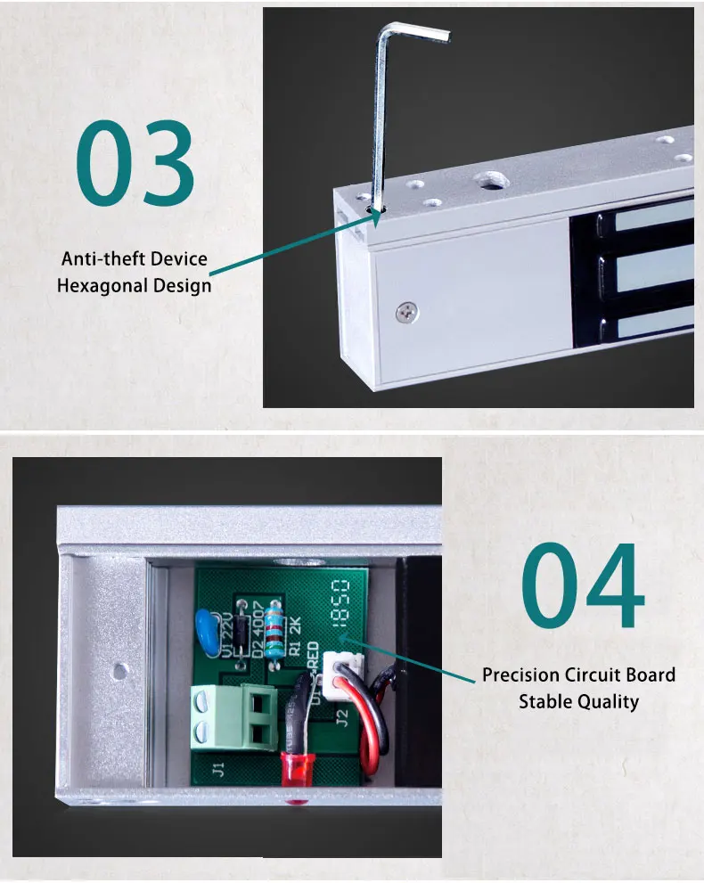 12v 600lbs Elock Serrure Door Lock Time Delay