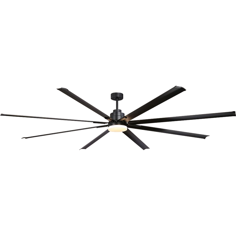 พัดลมเพดาน LED แบบดึงลงมาได้ ควบคุมด้วยรีโมต หรี่แสงได้ 3 CCT สามารถกลับทิศการหมุนได้ มอเตอร์ DC 8 ใบพัด ขนาด 72 นิ้ว สำหรับห้องนอน ห้องนั่งเล่น ห้องอาหาร