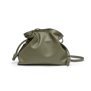 Soft Useful Multiple Shoulder Crossbody Bags Cow Split Leather Women Vintage Handbags Party Commute