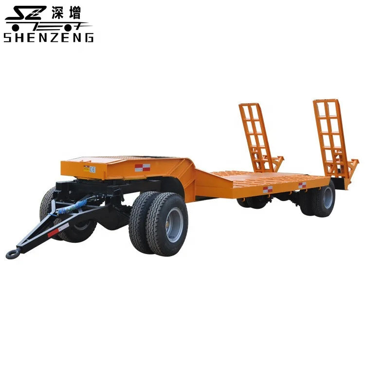 Ramp Road Roller Trailer Durable Steel Pavement Trailer
