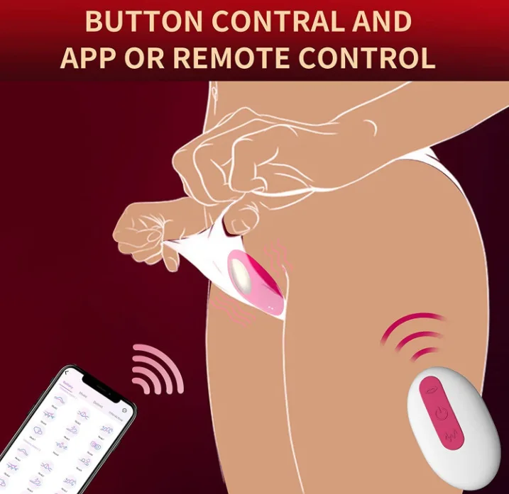 Wholesale OEM APP Remote Control Clitoris Panty Women Sex Toys Panty Wearable Vibrator for Two Without Sound