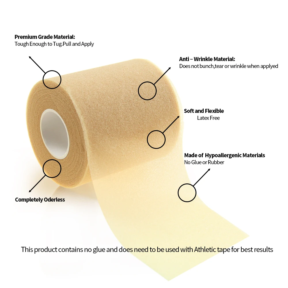 Medical Sports Pre Wrap Pu Foam Under Wrap Tape Buy Prewrap Foam