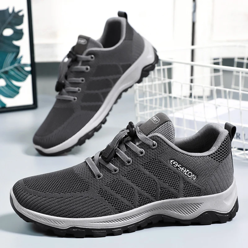 B-p30 Fashionable Men Sports Shoes Breathable Mesh Sneakers Comfortable ...