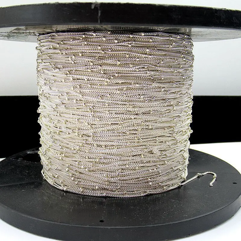 Wholesale Bulk Jewelry Findings 925 Sterling Silver Chain Roll Buy