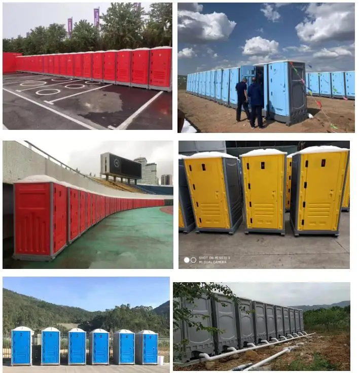 HDPE Portable Bathroom Plastic Outdoor Restroom Prefab portable toilet for sale