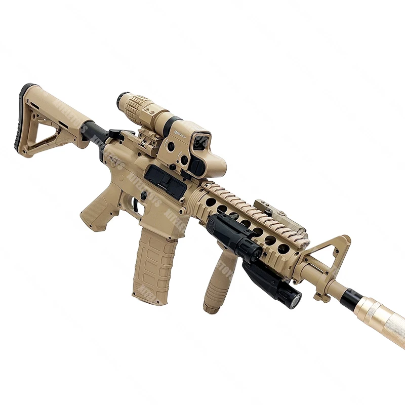 Nylon M4a1 Assault Rifle Metal Gear Electric Splatter Gel Ball Blaster