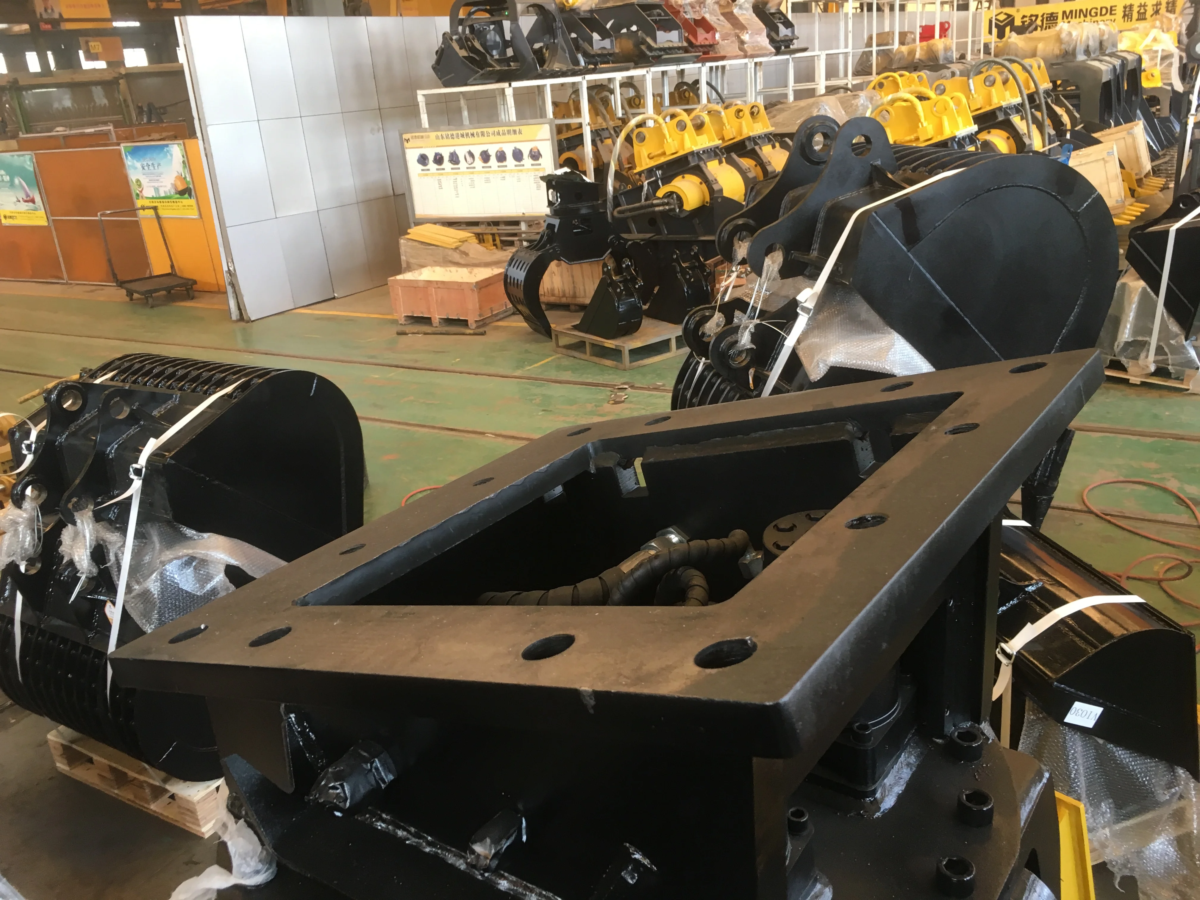 Factory Excavator Demolition Grab For Dx480 Sandstone Grab Attachment