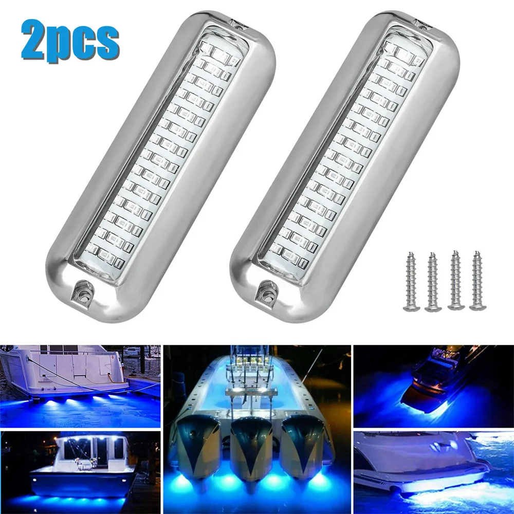 42 Leds Ip68 Stainless Steel Led Underwater Boat Transom Light,Dock