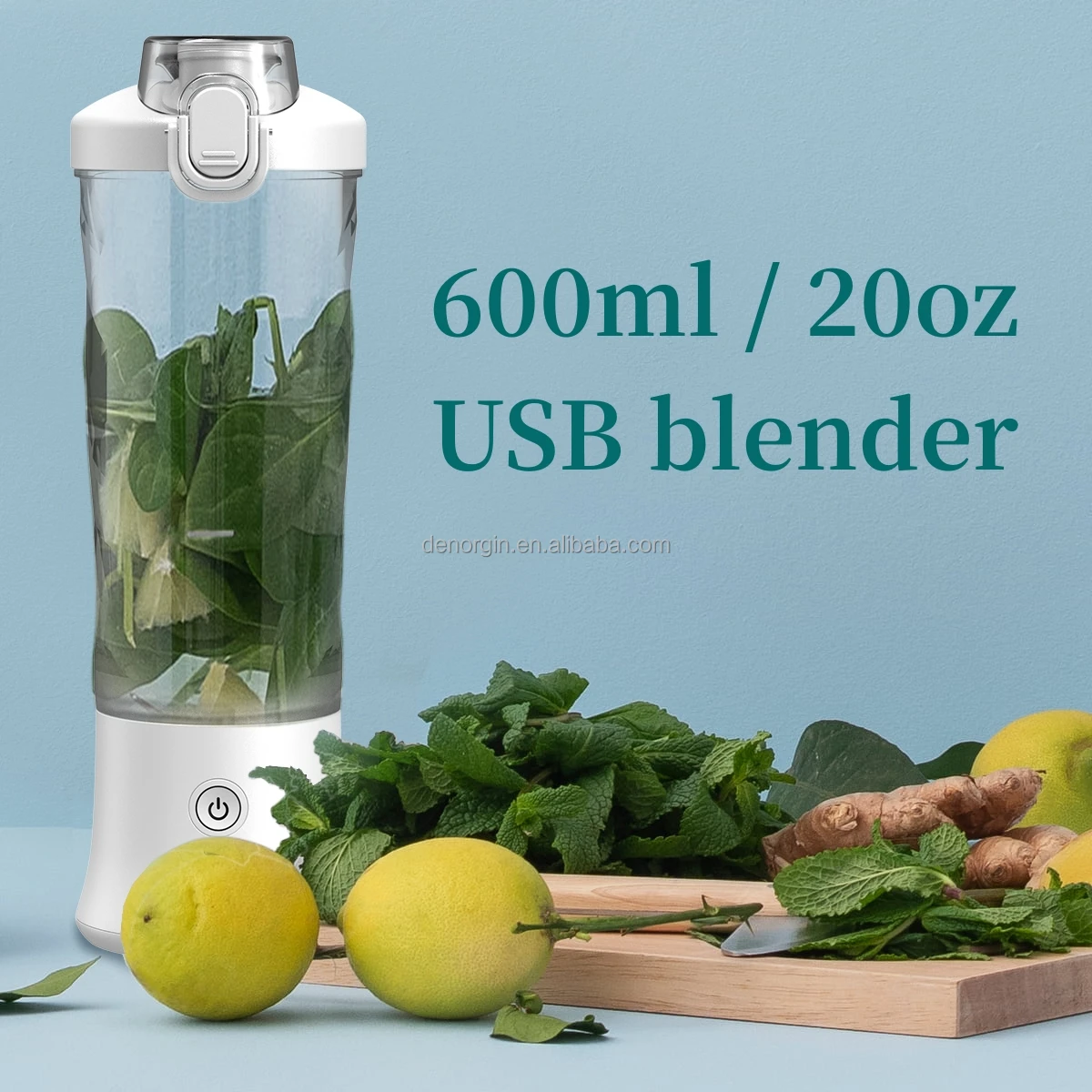 Factory Design 600ml IP67 Waterproof Protein Shaker Electric Rechargeable Portable Blender