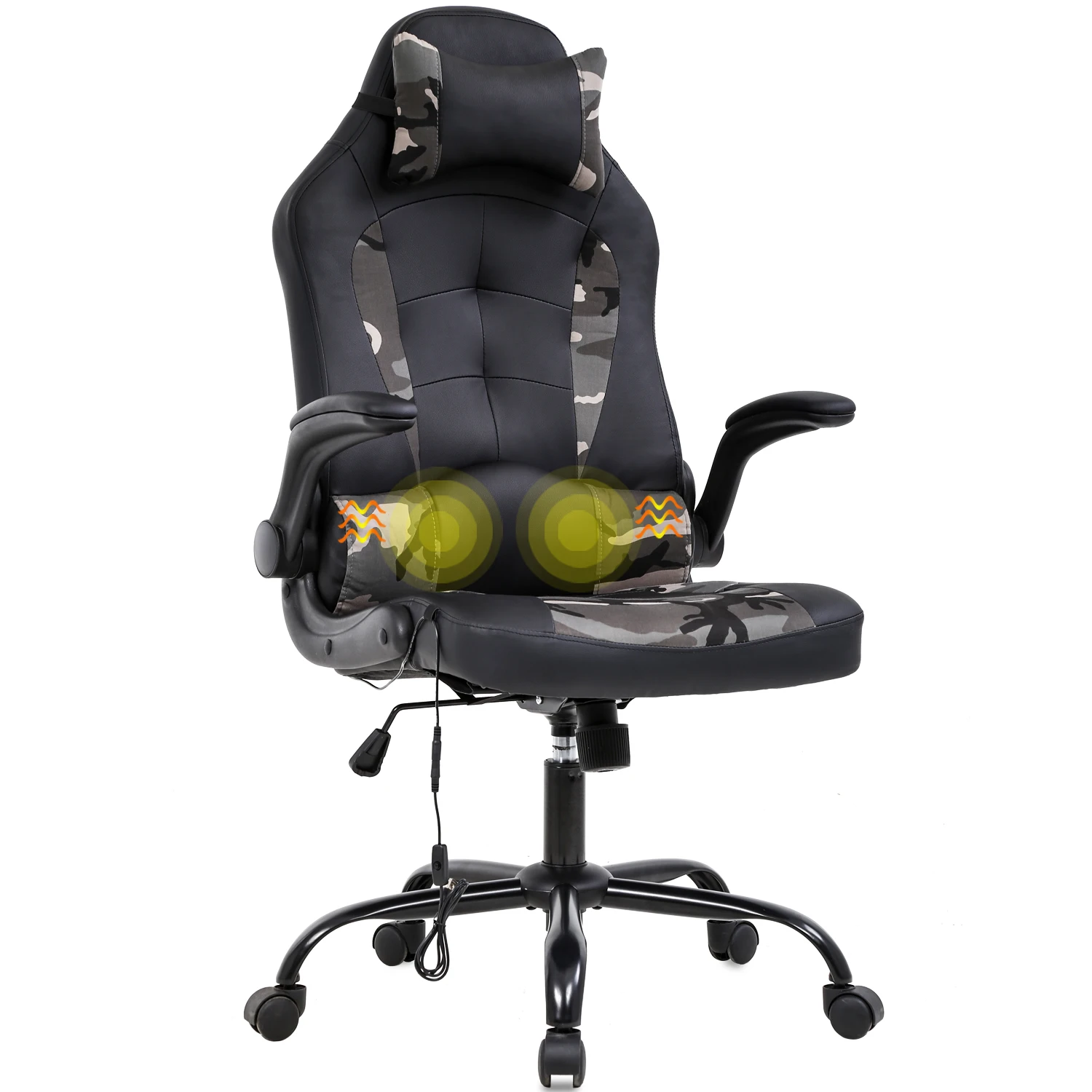 High Back Game Office Chair With Massage Buy Office Gaming High Back Gaming Chair Wholesale Plastic Office Chair Easy Work Plastic Office Chair Product On Alibaba Com