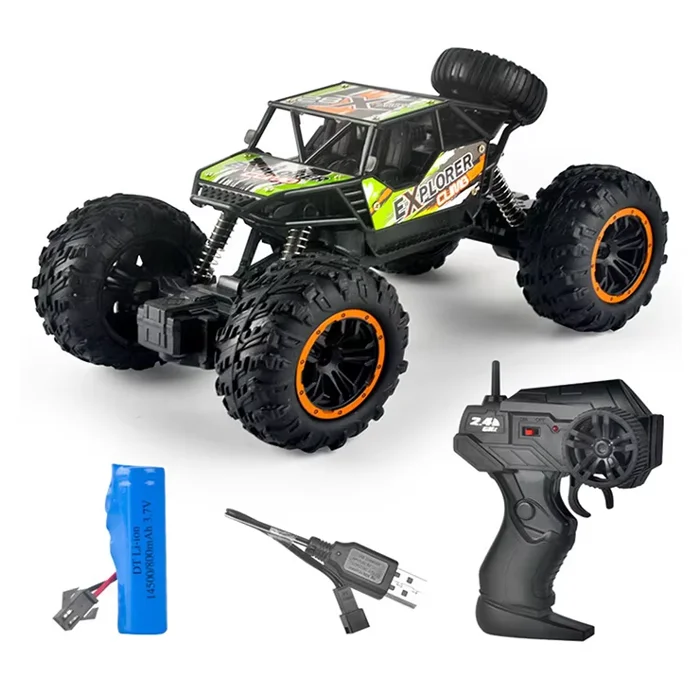 Boy Toy Radio Control Climbing Crawler Off Road Rc Truck 2.4ghz 1/18 Remote Control Cross Country Car Rc Car Toys for Kids