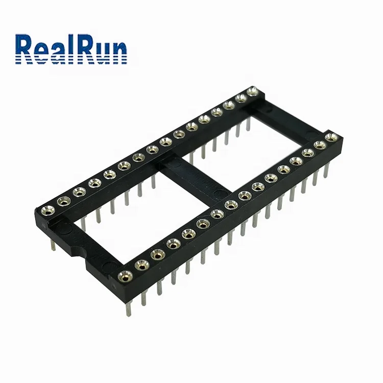 2.54mm 32 Pin IC Connector Socket DIP Chip Test Holder with 8/14/16/18/20/24/28/32/40 Pin DIP 2.54mm Spacing for ICs