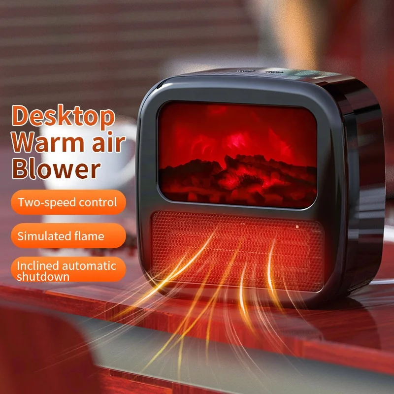 Simulation Flame Heater Office Home Heater Energy-saving Energy-saving Heater Intelligent Speed Heat Electric Fireplace 4