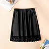 Black 50CM Half Slip Lace Under Skirt