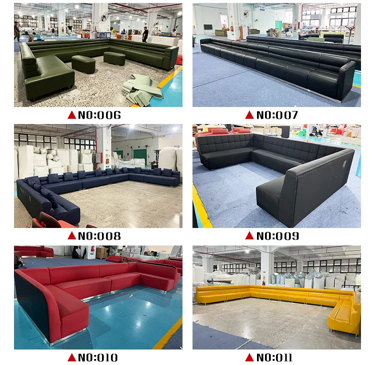 Customizable Leather Sofa For Bar Ktv Karaoke Booth Lounge,U