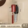 [Suction Cup Multi-functional Toothbrush Holder] Retro Red