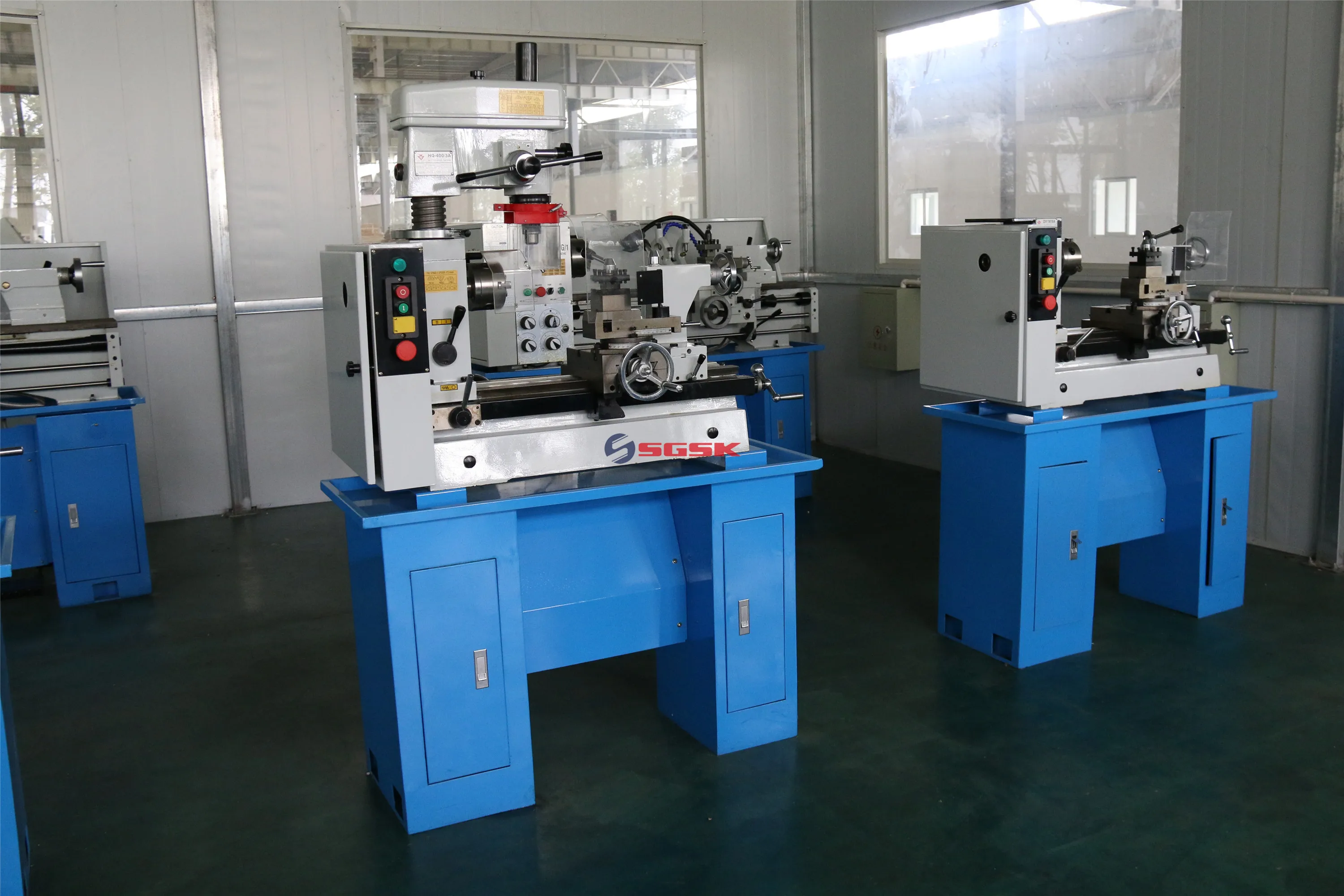 Mini Mill Dill Combo HQ500V HQ800V Portable Shenyang Manual Lathe