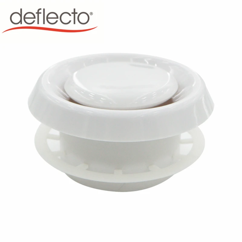 Ceiling Diffuser 4 6 Inch Adjustable Diffuser ABS Air Vent Round Ventilation Diffuser Cover Ideal for Suspended