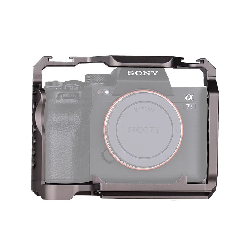Jaula para cámara para Sony Alpha 7S III / A7S III / A7SIII / A7S3, estructura protectora de rig con base Arca