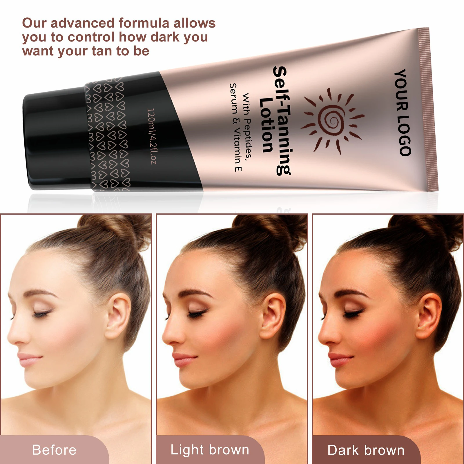 Oem Sunless Tanning Lotion Cream 120ml Self Tan Bronze Skin Tanning