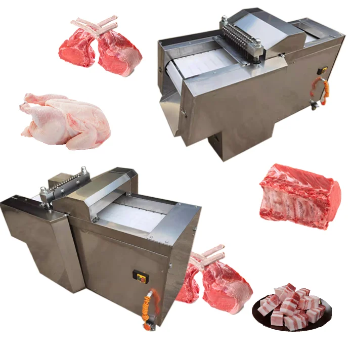 Professional Commercial Small Fresh Meat Slicer Goat Cube Dicer Beef  Slicing Cooked Chicken Cutter Meat Cutting Machine Price in Zhengzhou,  Henan, China