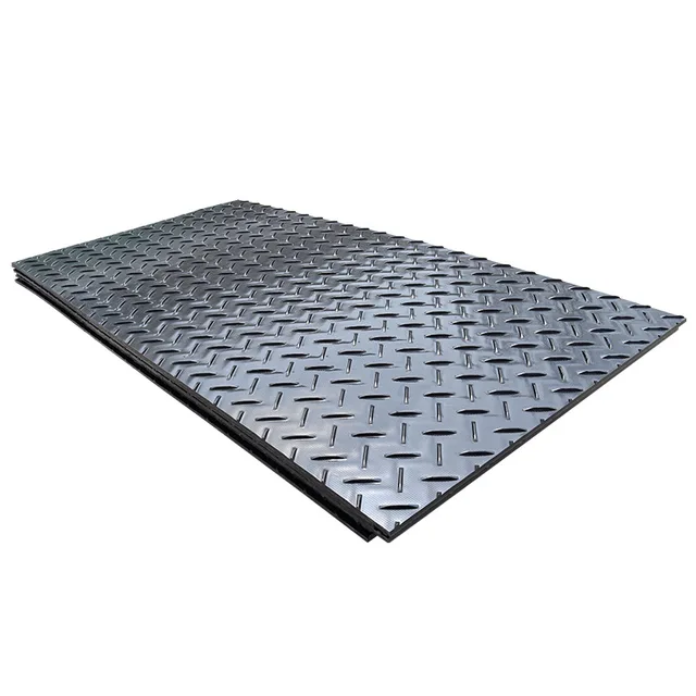 4x8 Ft Ground Protection Mats Quick And Easy Installation Plastic Temporary Road Construction Mud Mat