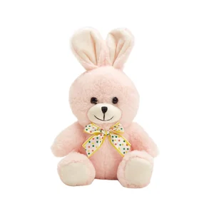 Custom Cute Children's Soft Rabbit Plush Bunny Peluche Stuffed Animals with PP Cotton Filling