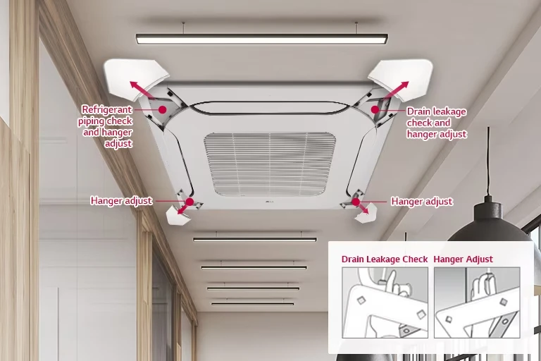 Split Air Conditioners, Ceiling, R410a, R32, 8hp - detail 6