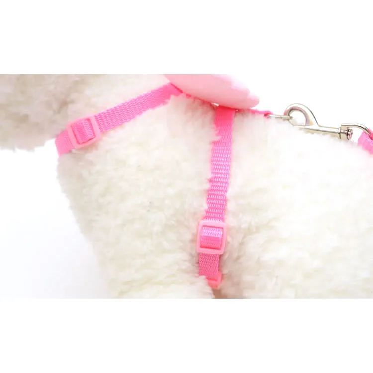 New Hot Sale Angel Wings Pet Chest Strap Dog Leash Rope Vest Cat Leash Rope Set