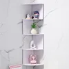 5-tier corner shelf, white