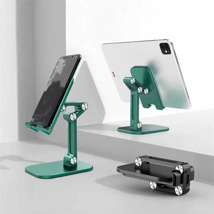 Folding Elegant Triangle Design Mobile Phone Desktop Holder ABS Cell Phone Holder Flexible Phone Stand Holder