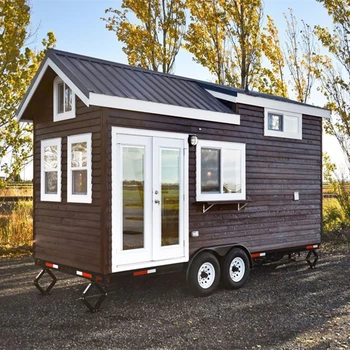 Tiny Houses Prefabricated Cabin Trailer House On Wheels Mobile House ...