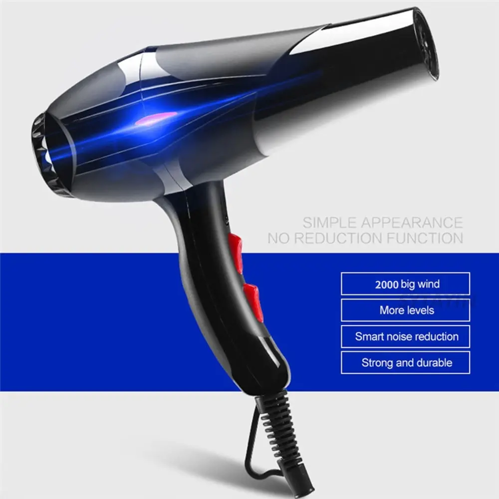 Strong Wind Anion Hair Dryer For Household Hot Cold Portable Power Hair