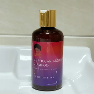 Wholesale Daily Hair Moroccan Argan Oil Shampoo Natural Gel Treatment for Growth Anti-Dandruff Refreshing Nourishing for Salons Low MOQ