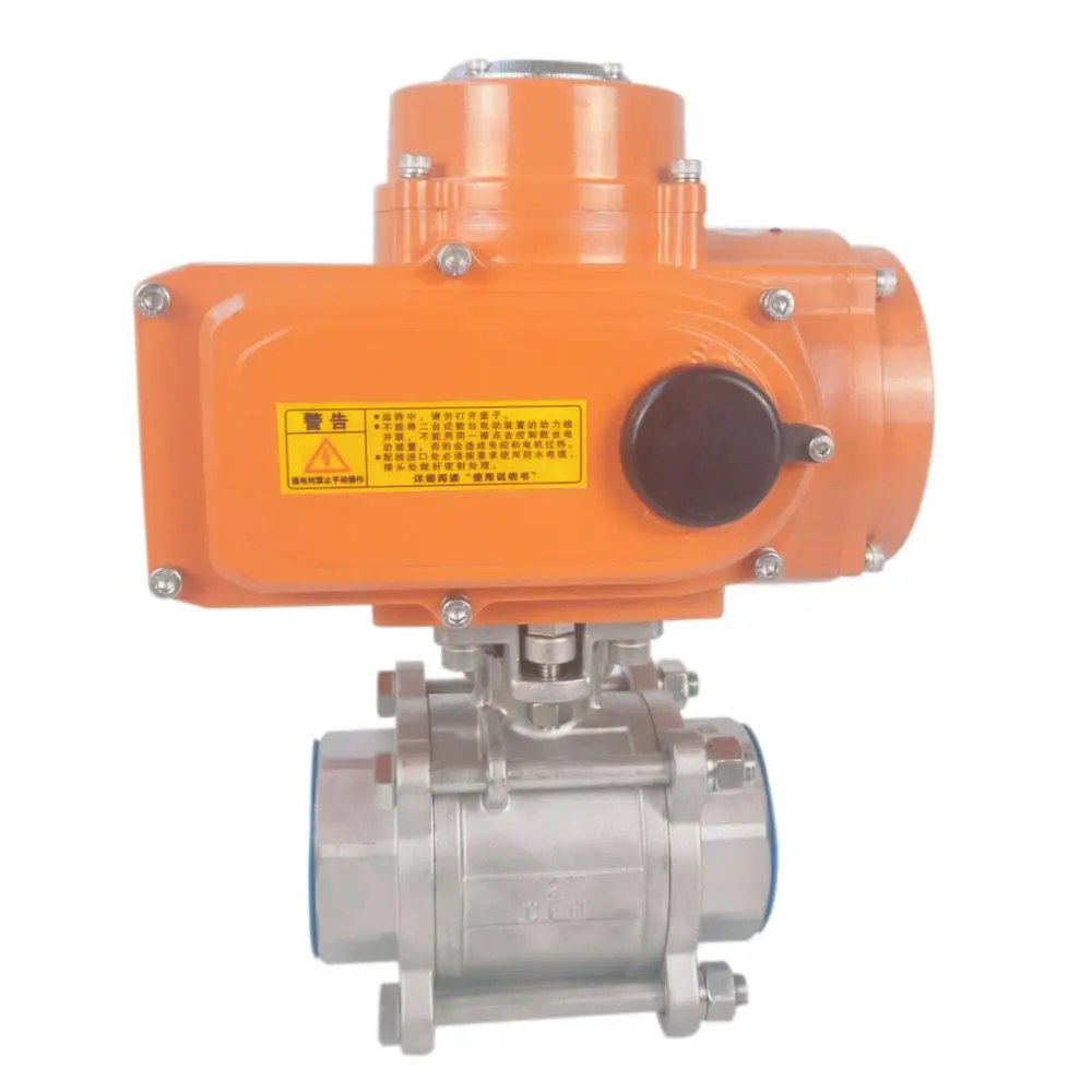 Automatic Ball Valve Stainless Steel Female Thread Motorized 4 Inch Valve Automation Electric Water 