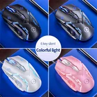Wholesale Wired Ultra Light Gaming Mice Computer Accessories Rgb Led Light Mechanical Gaming Usb Mouse Combo Gamer