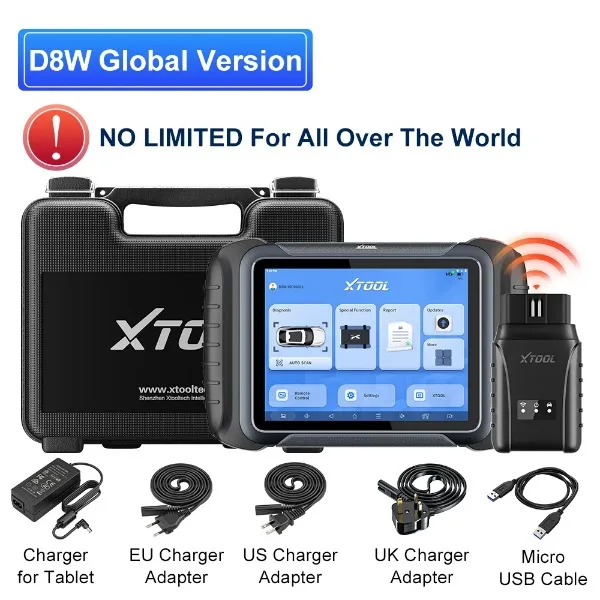 XTOOL D7 OBD2 Car Diagnostic Tools Bi-directional Automotive Scanner 3-Year Free Update Built-in CAN FD ECU Coding 36+ Services - 34
