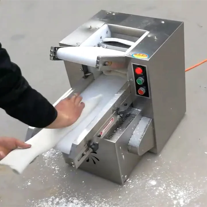 Commercial Tabletop Small Electric Pizza Dough Roller Making Machine Pasta Noodle Pressing Sheeter Equipment - Image 4