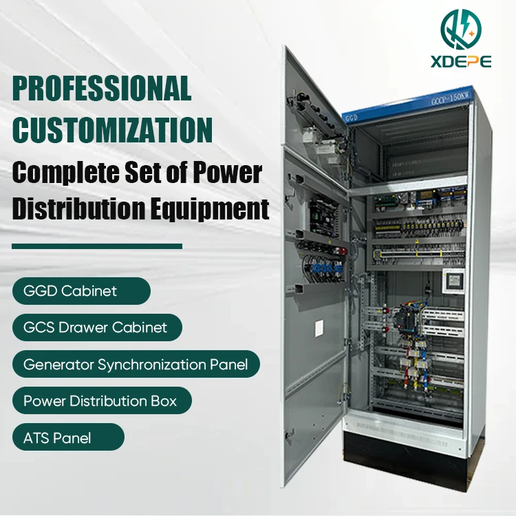 Factory-Distributed 100A Switchgear Electrical Equipment Steel Power Control Box Busbar Distribution Board for Textile Industry