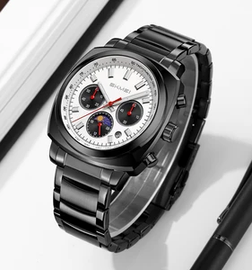 SKMEI Original 9360 Metal Watch Gift for Men Box Custom Designer Stainless Steel Western Watches with Cheap Price