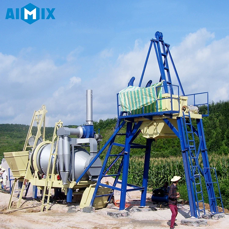 Мобильный горячий мини асфальтобетонный завод для продажи
