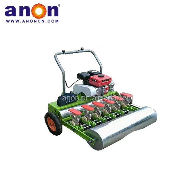 ANON Manual Seeder Machine 10 Row 7hp Gasoline Engine Seeder High Precision Vegetable Seeder for Sale