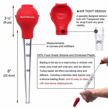 Turkey Baster Food Grade Nylon Baster Heat Resistant Food Grade